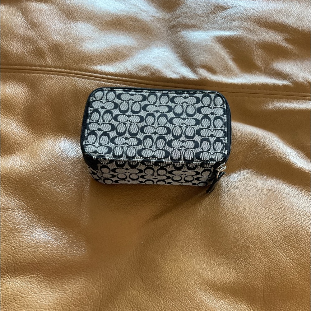 Coach travel jewelry box